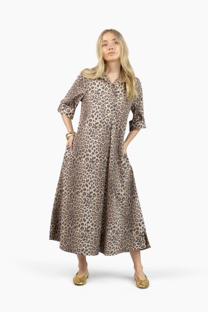 Alternative view of BeautifullyStrong Weekender Caftan Dress - Khaki Leopard