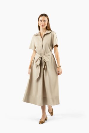 BeautifullyStrong Weekender Belted Caftan - Sandstone